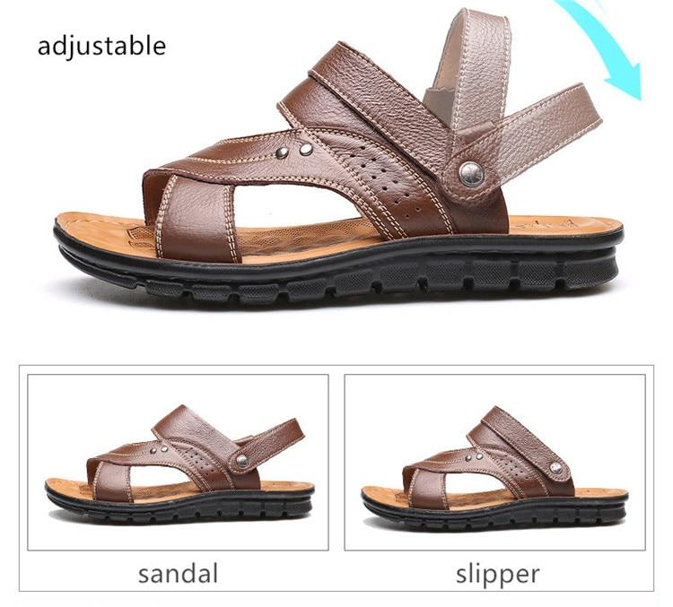 Men's Summer Genuine Leather Sandals