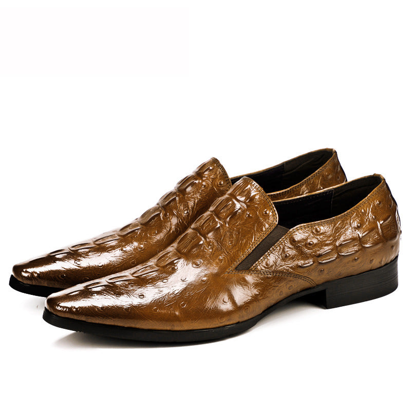 Men's Crocodile Business Formal Shoes British Casual Shoe