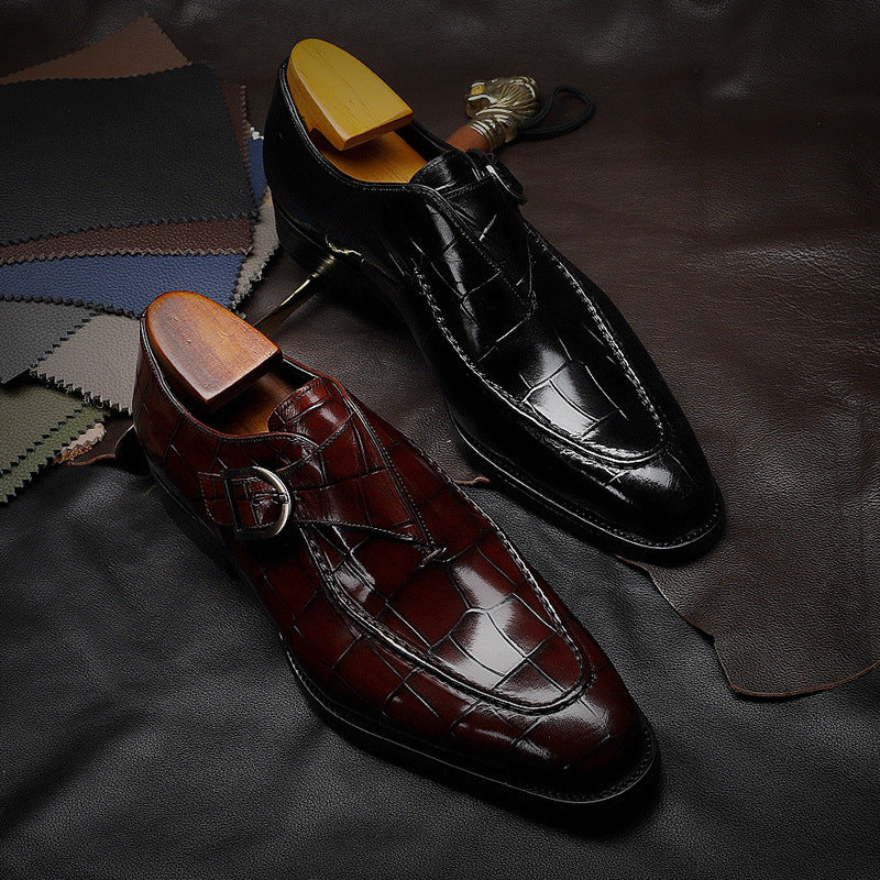 New Men's Low-top Leather Shoes