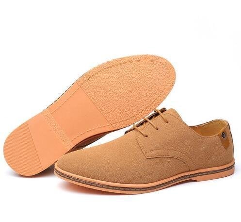 Large Suede Leather Oxford Casual Men's Shoes