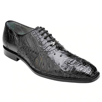 Men's Ostrich & Crocodile Oxford