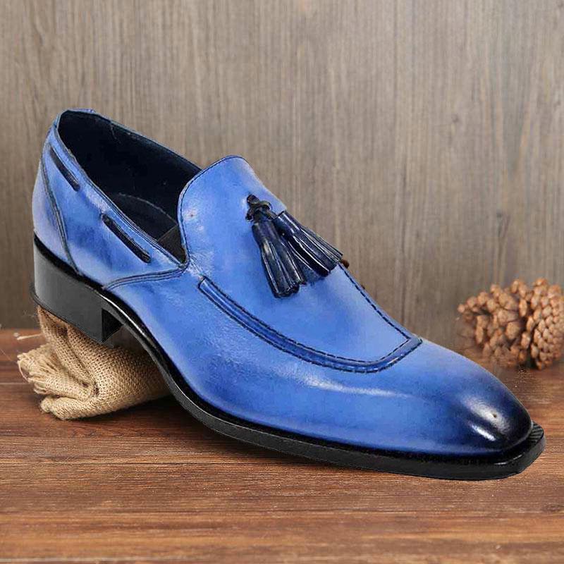 Men's Tassel Retro Classic Multicolor Leather Shoes