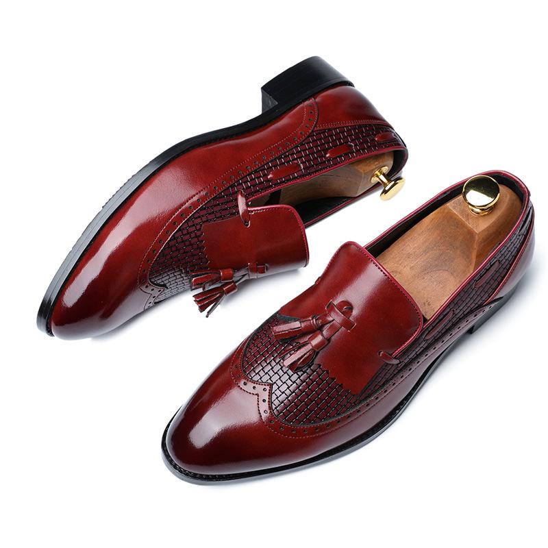 Fashion Trend Tassel Large Size Casual Men's Formal Shoes