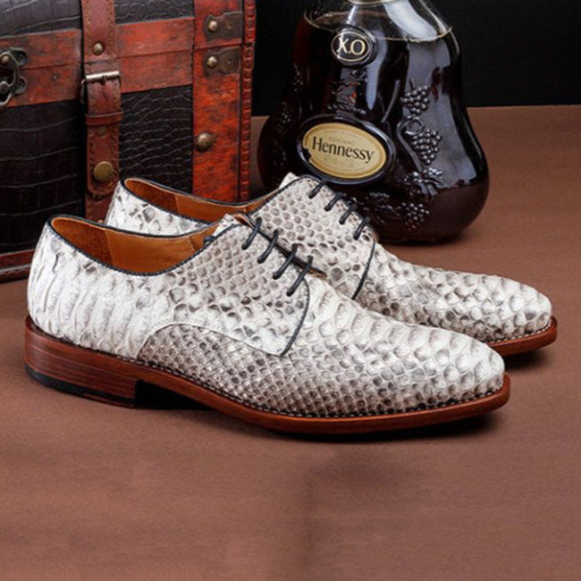 Exotic Leather Shoes Snakeskin Shoes for Men