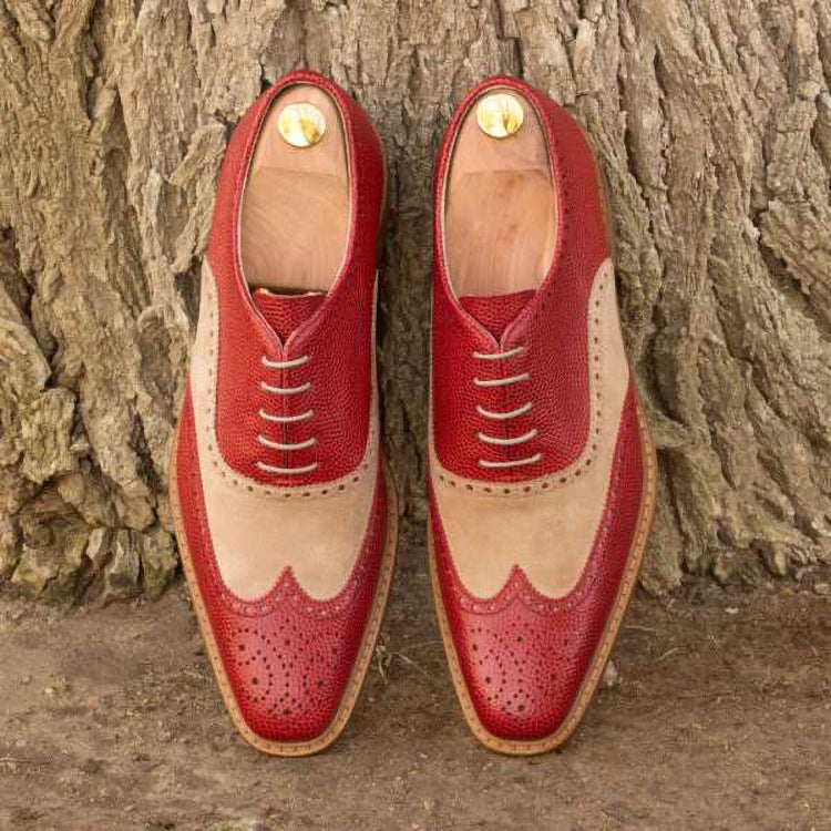 Men's Casual Business Lace Up Leather Shoes