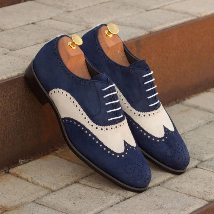 Men's Casual Business Lace Up Leather Shoes