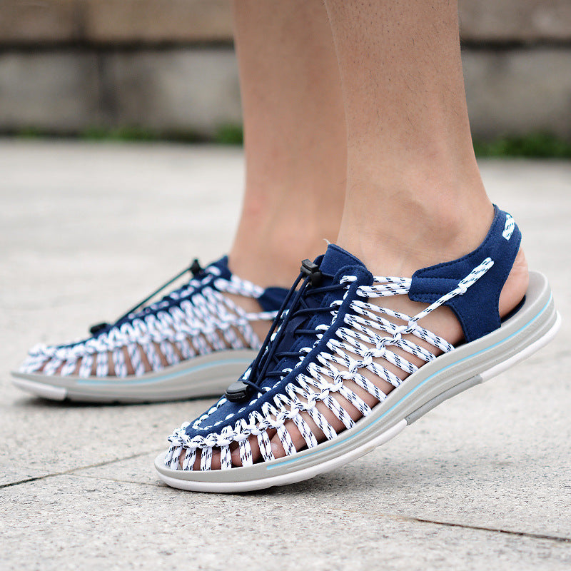 Summer Men's Hand-woven Casual Beach Sandals