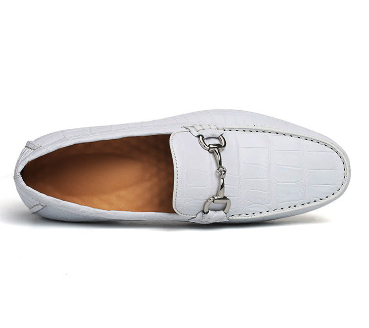 Men's Fashion Crocodile Pattern Casual Shoes