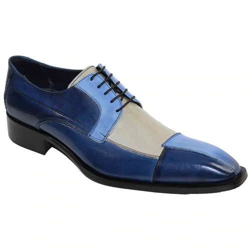 Men's Leather Patchwork Dress Shoes