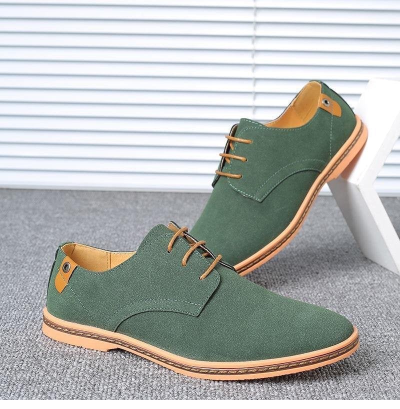Large Suede Leather Oxford Casual Men's Shoes