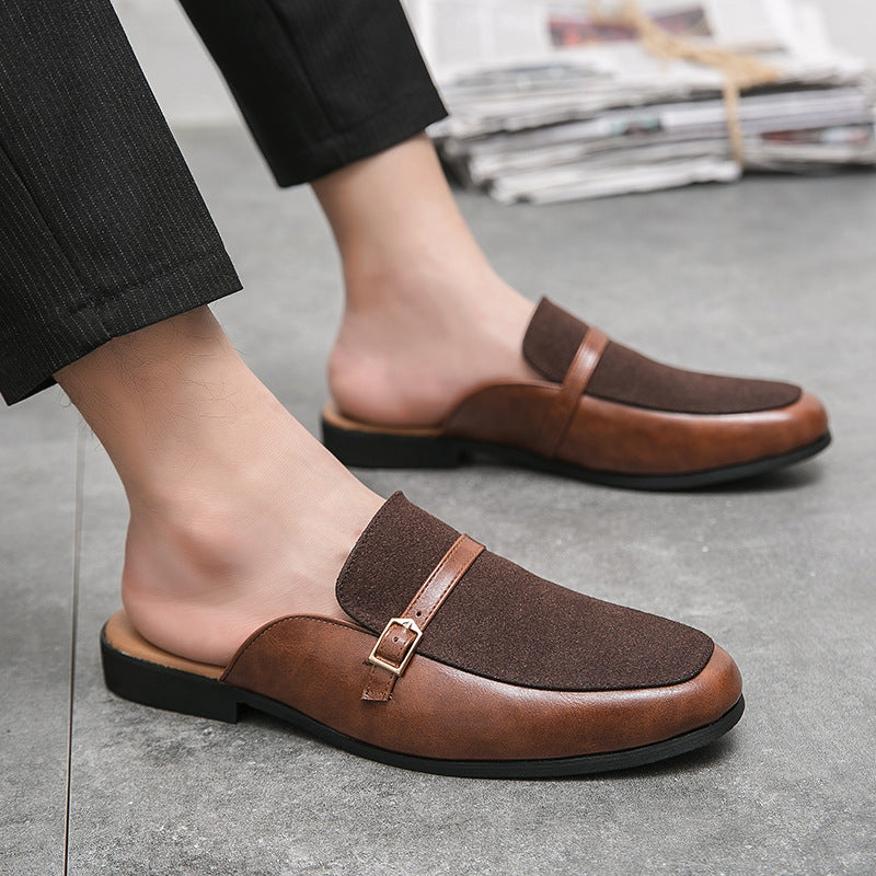 British Business Leather Sandals Fashion Breathable Shoes