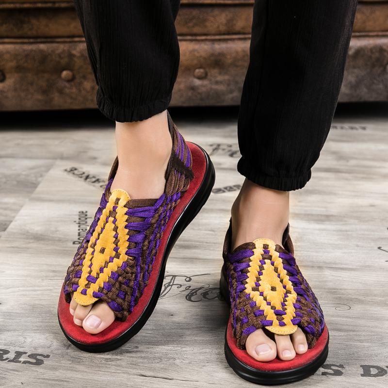 New Arriving Male Female Handmade Weave sandals