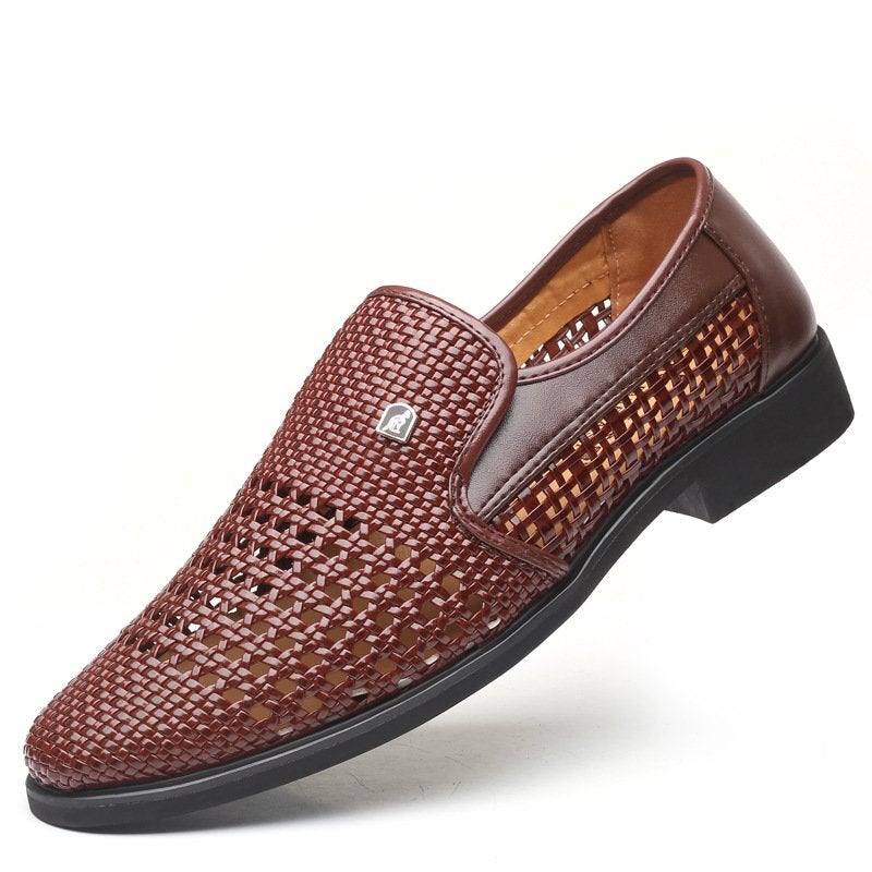 Men's Hand-woven Breathable Leather Sandals