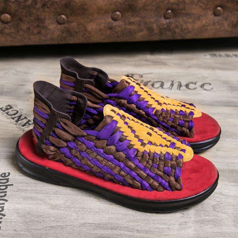 New Arriving Male Female Handmade Weave sandals