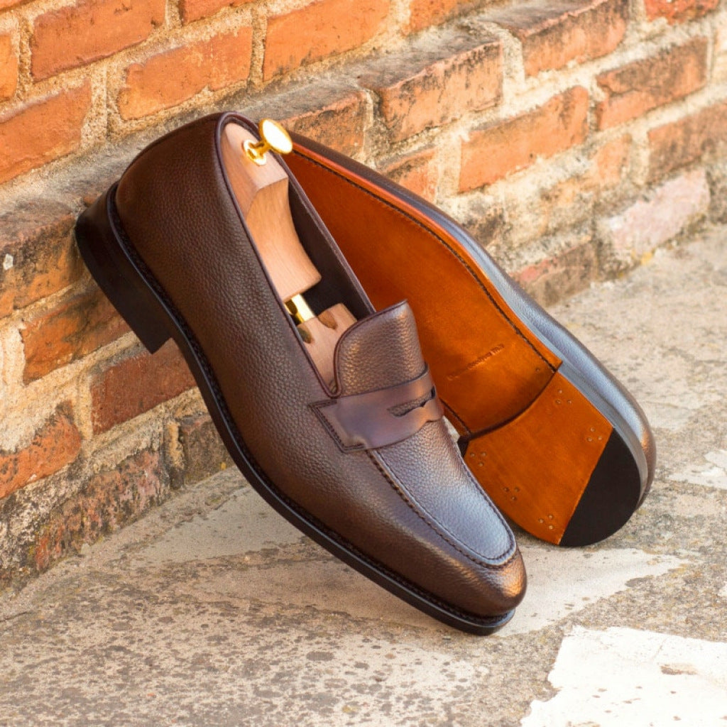 Brown Men's Handmade Loafers