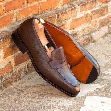 Brown Men's Handmade Loafers