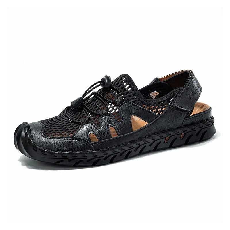 Men Stitching Breathable Mesh Casual Soft Sandals
