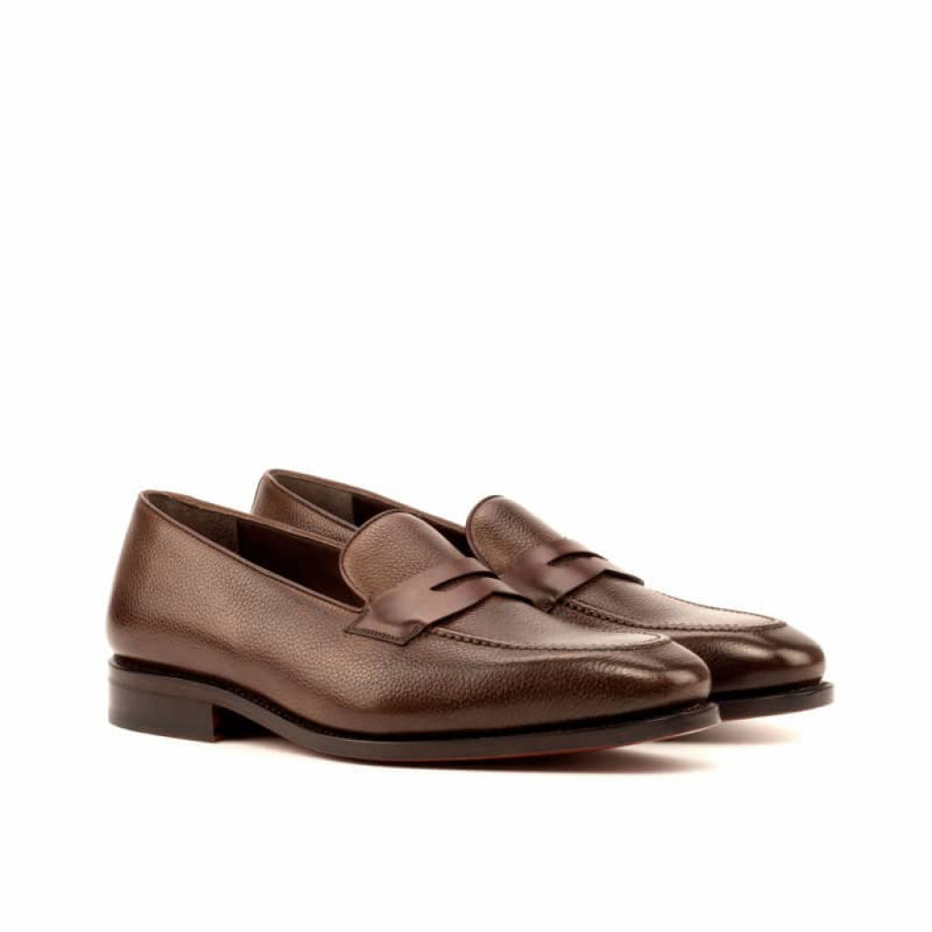 Brown Men's Handmade Loafers