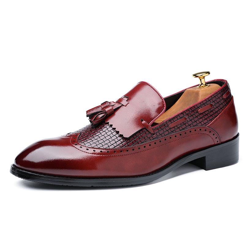 Fashion Trend Tassel Large Size Casual Men's Formal Shoes
