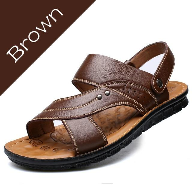 Men's Summer Genuine Leather Sandals
