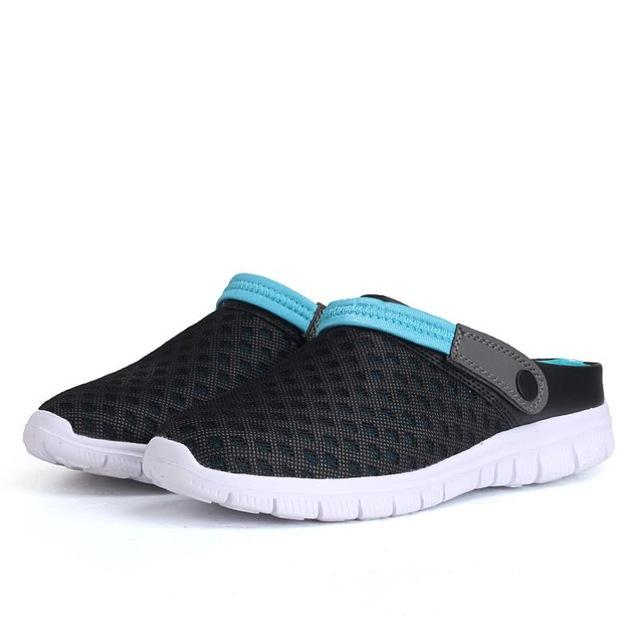 Men's Summer Mesh Breathable Padded Beach Flip Flops