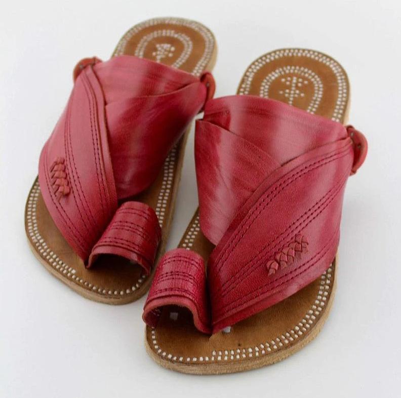 Men's Genuine Leather Comfortable Light Slippers