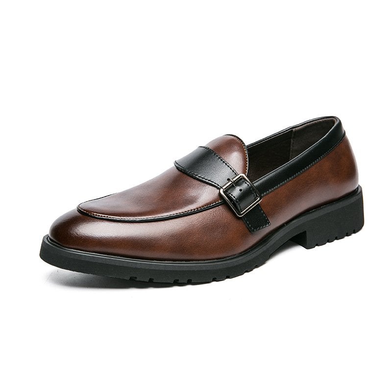 Men Suede Leather Penny Loafer