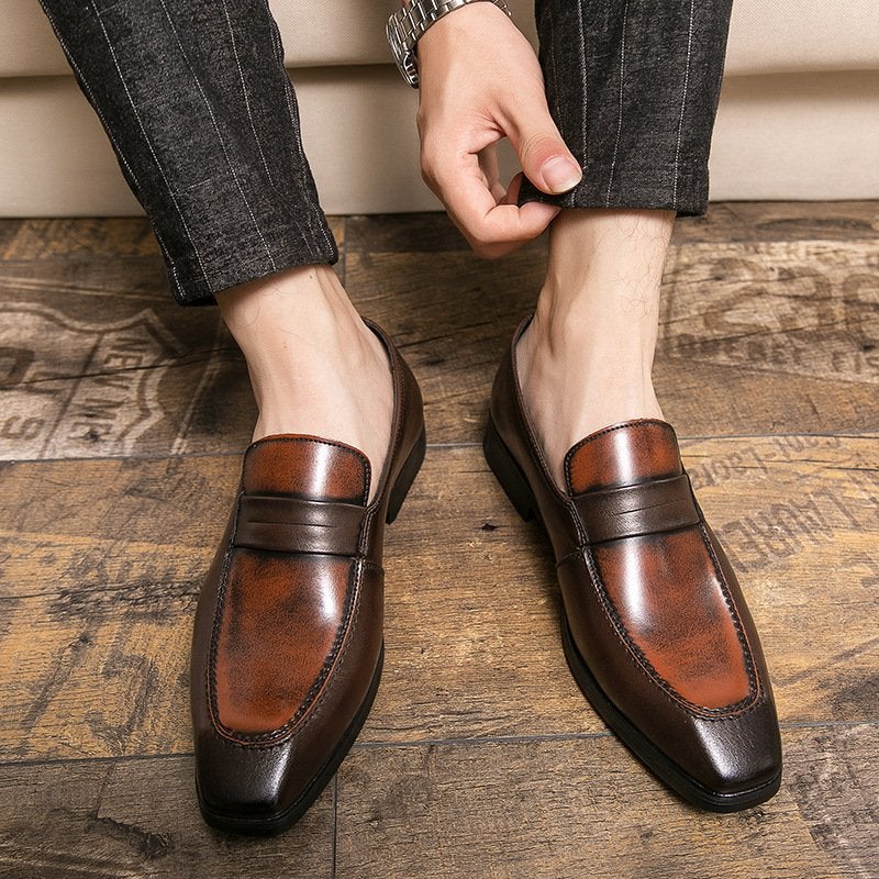Classic Business Leather Slip On Shoes