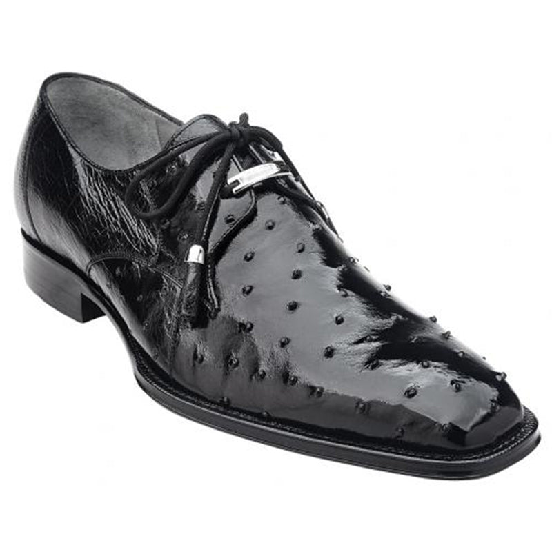 Men's Ostrich Leather Shoes