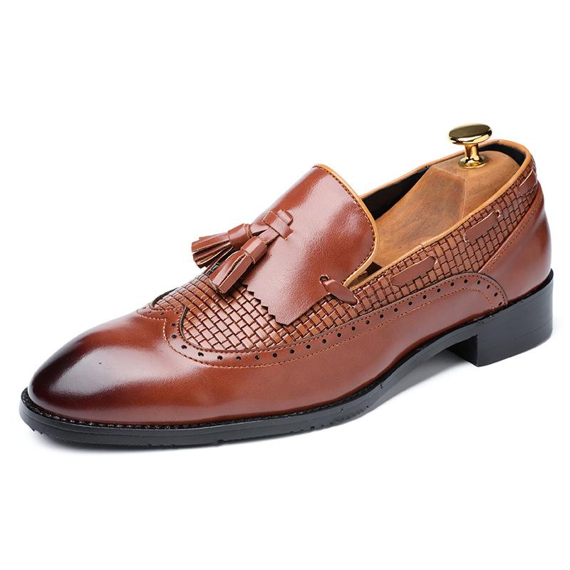 Fashion Trend Tassel Large Size Casual Men's Formal Shoes