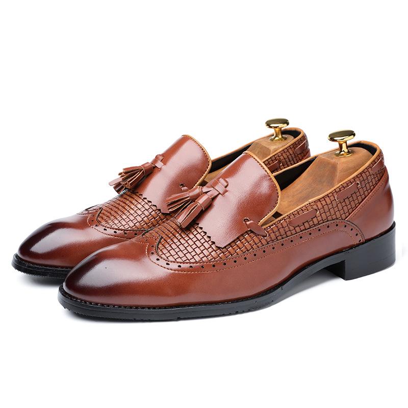 Fashion Trend Tassel Large Size Casual Men's Formal Shoes