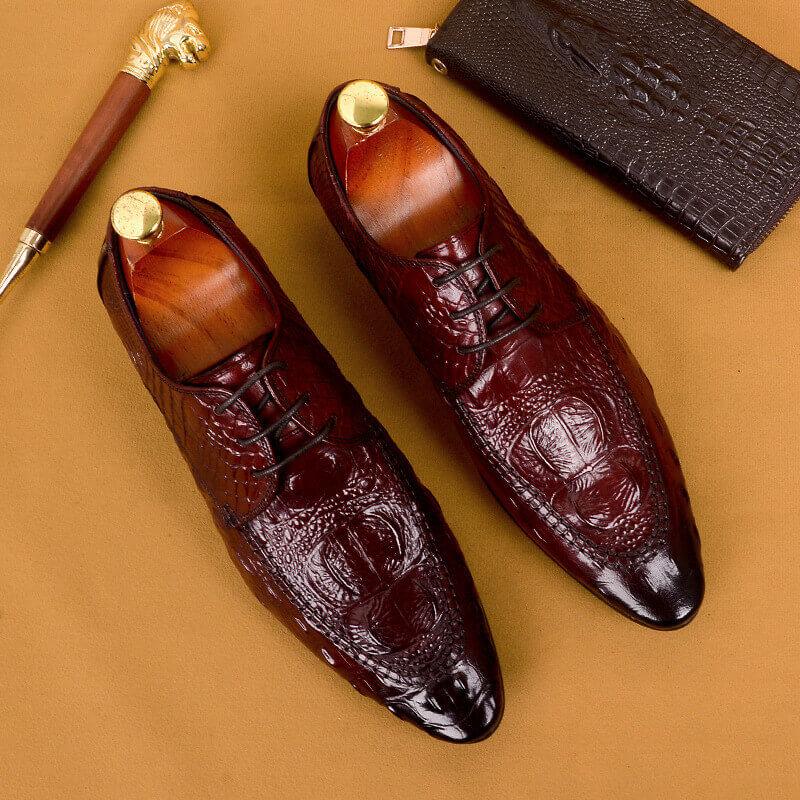 Men's Business Casual Pointed Leather Shoes