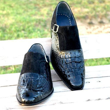 Classic Alligator Leather Tassel Comfortable Slip-On Loafers