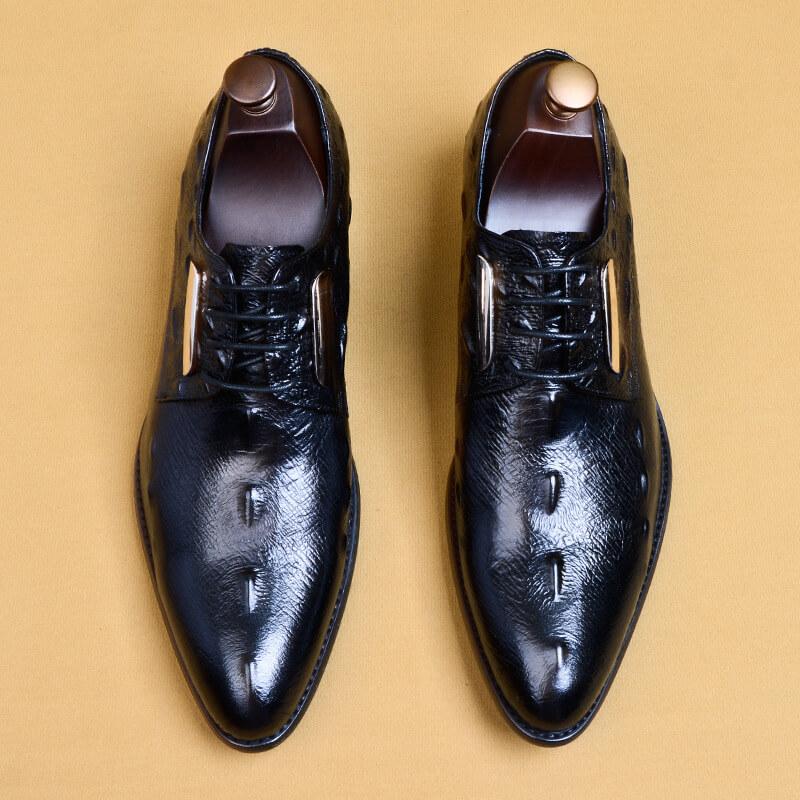 Men's Formal Business Breathable Pointed Leather Shoes
