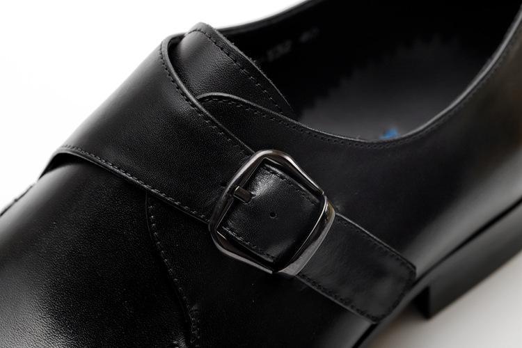 Cow Leather Buckle Dress Shoes