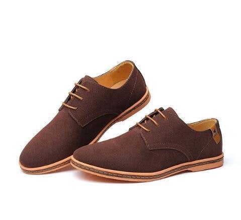 Large Suede Leather Oxford Casual Men's Shoes