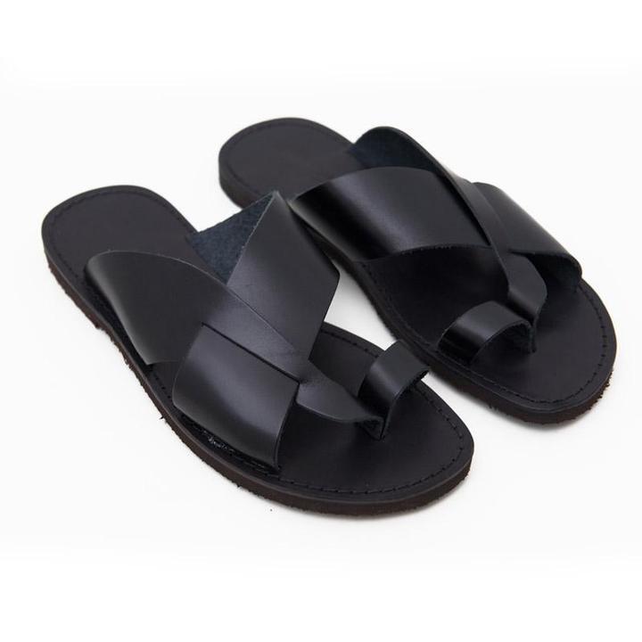 Summer Fashion Push In Toe Roman Slippers