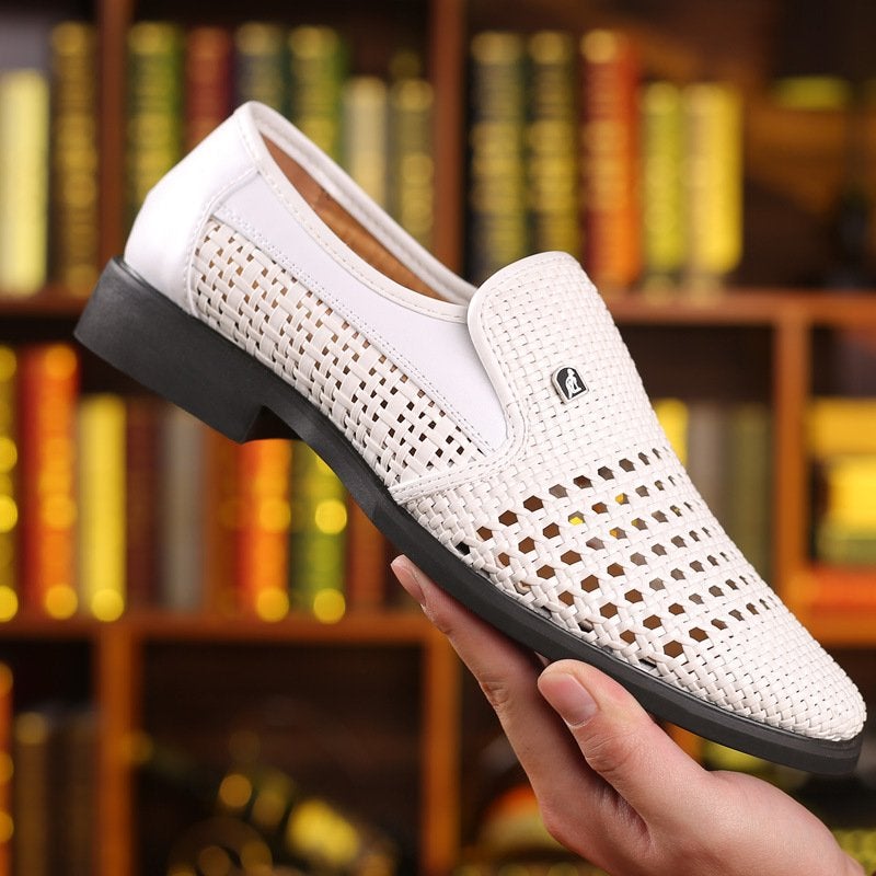 Men's Hand-woven Breathable Leather Sandals