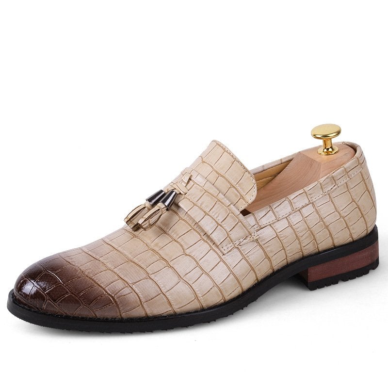Men's Casual Fashion Leather Shoes With Tassels