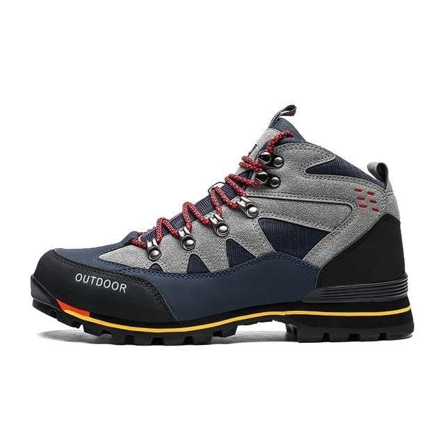 Professional Oudoor Hiking Shoes Men Waterproof Leather Sneaker