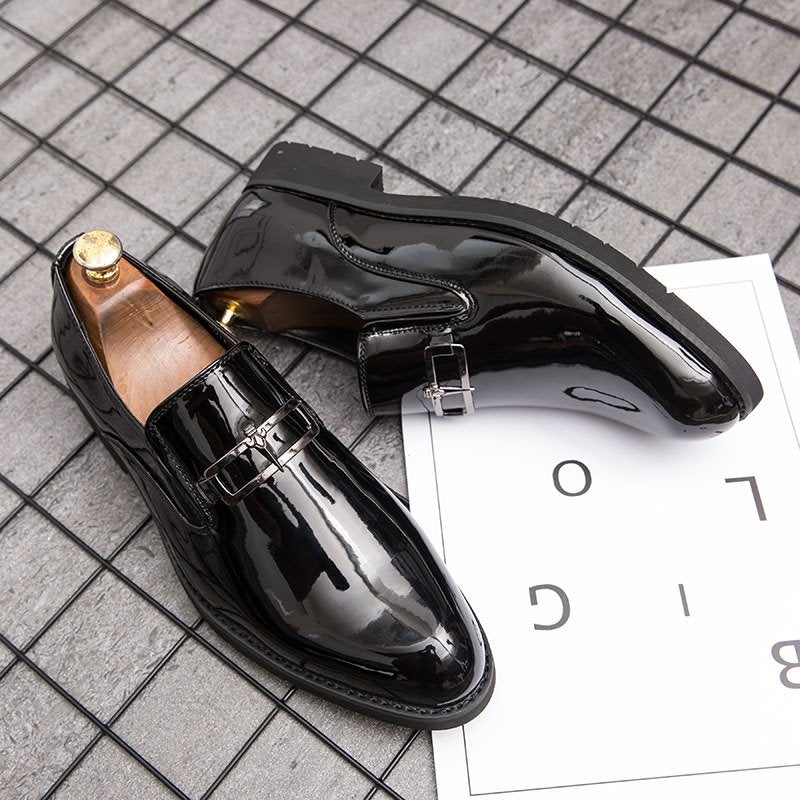 Men's Casual Business Pointed Leather Shoes