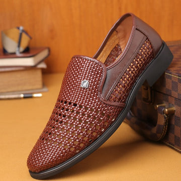 Men's Hand-woven Breathable Leather Sandals