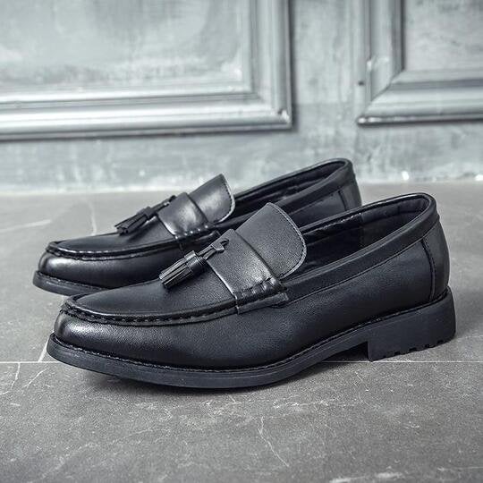 Men Flats Leather Oxfords Formal Shoes