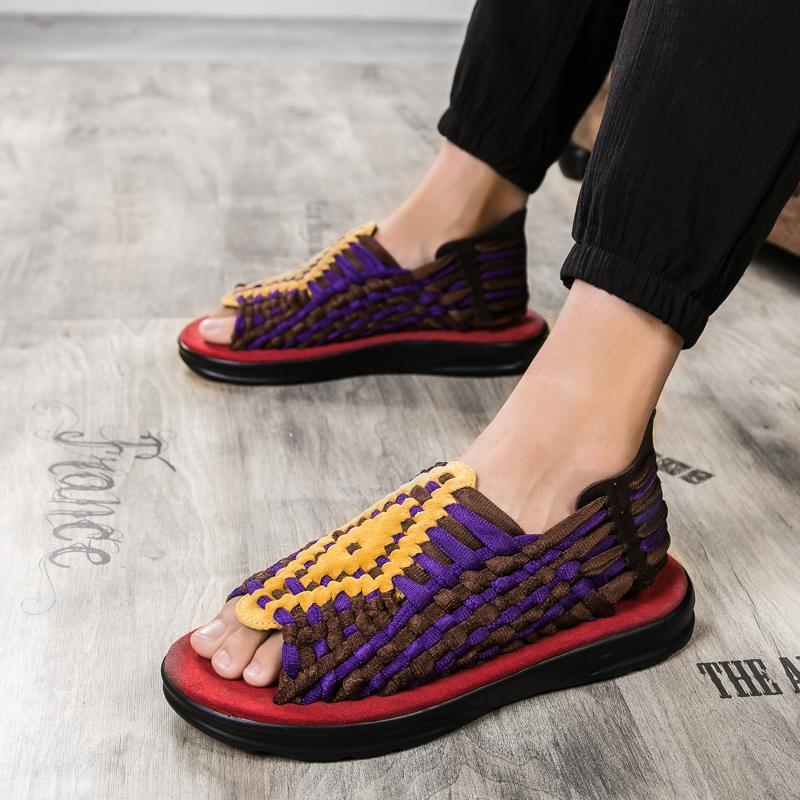 New Arriving Male Female Handmade Weave sandals