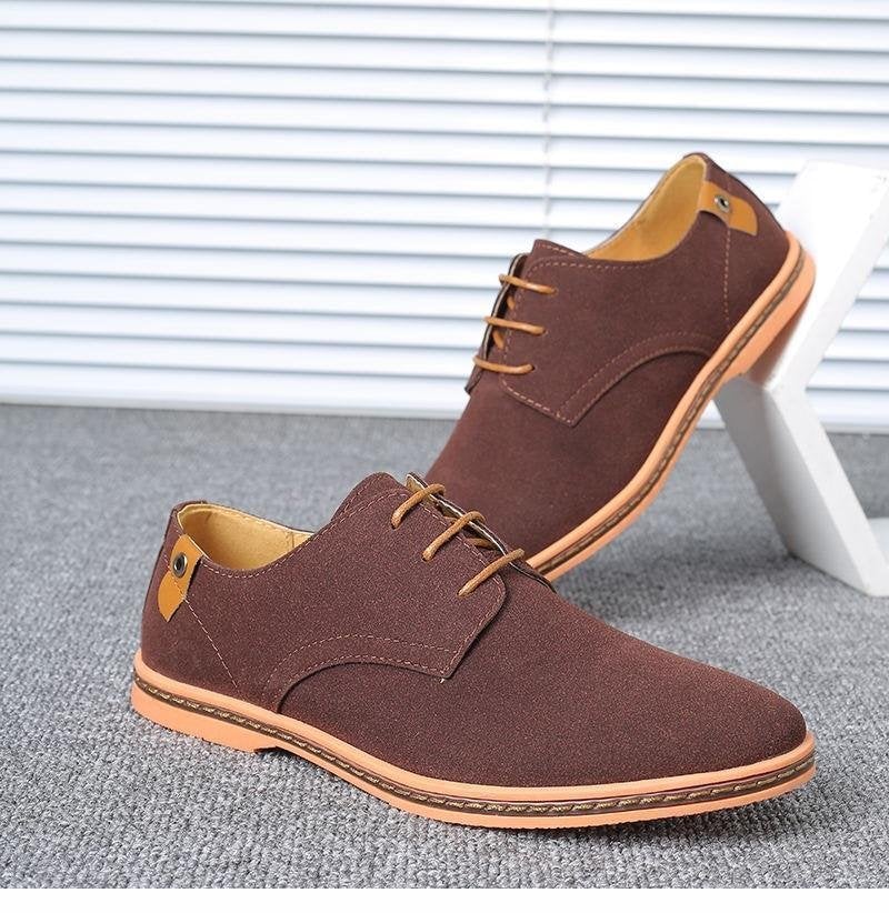 Large Suede Leather Oxford Casual Men's Shoes