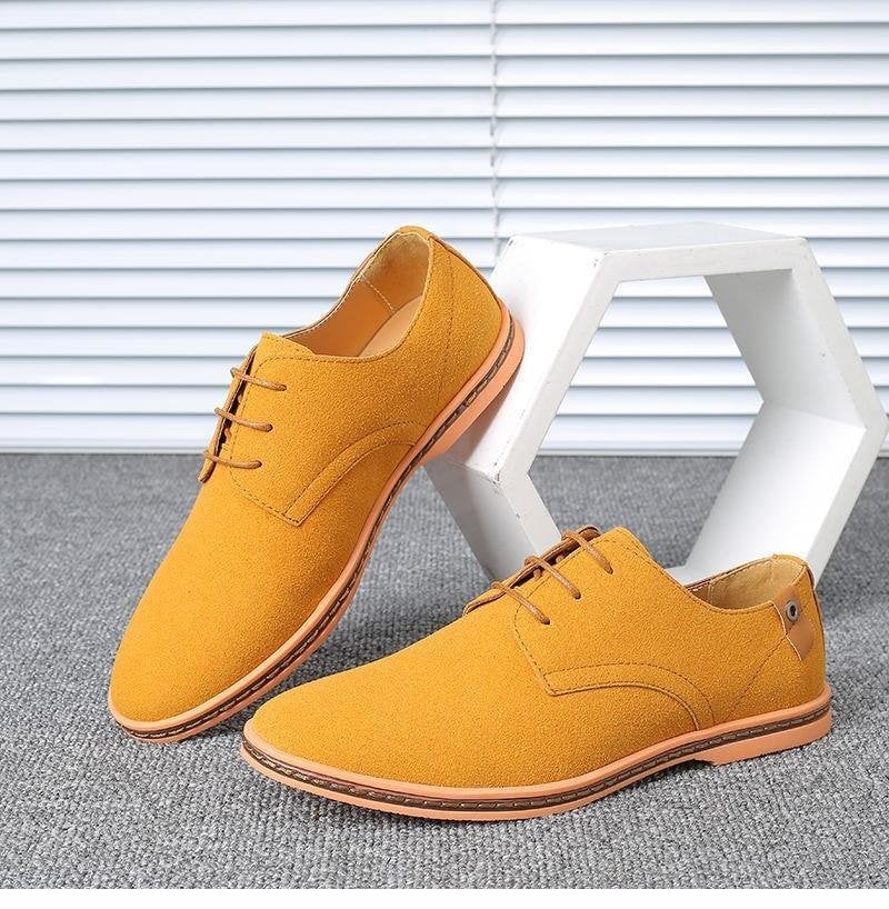 Large Suede Leather Oxford Casual Men's Shoes