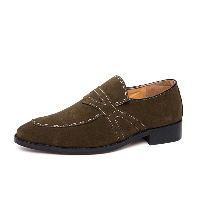 One-step Frosted Pointed Sand Shoes