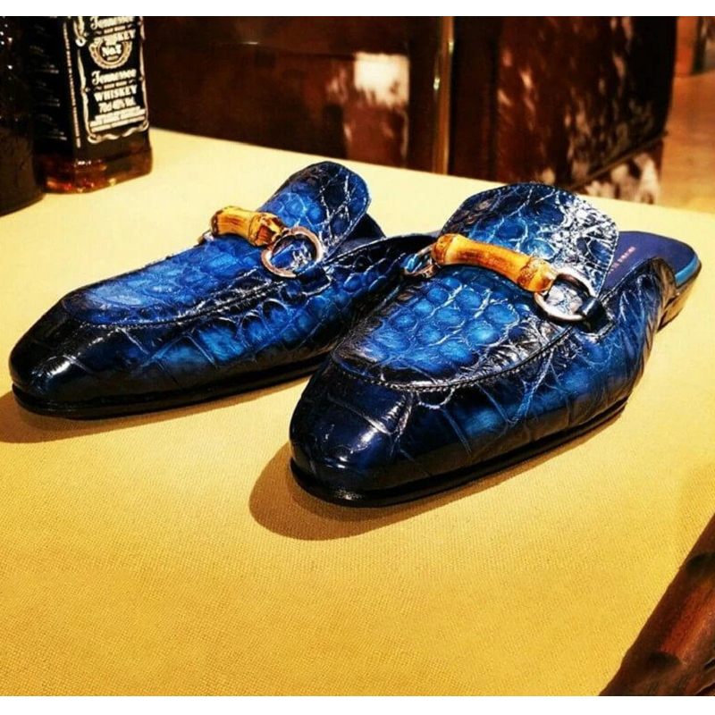 Vintage Classic Casual PU Leather Slippers