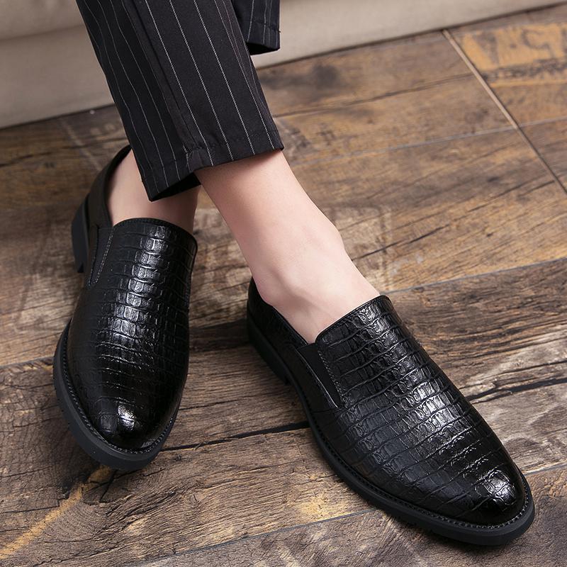 Business Men's Shoes  Pattern Casual Shoes