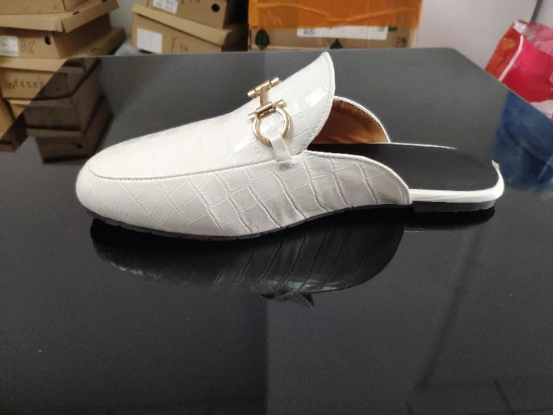 Vintage Classic Casual PU Leather Slippers